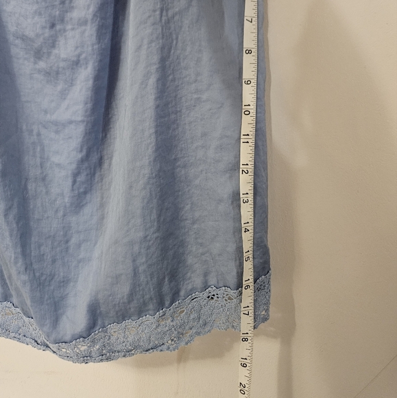 Chico's Blue Lace Trim Tank Top! - Picture 5 of 5